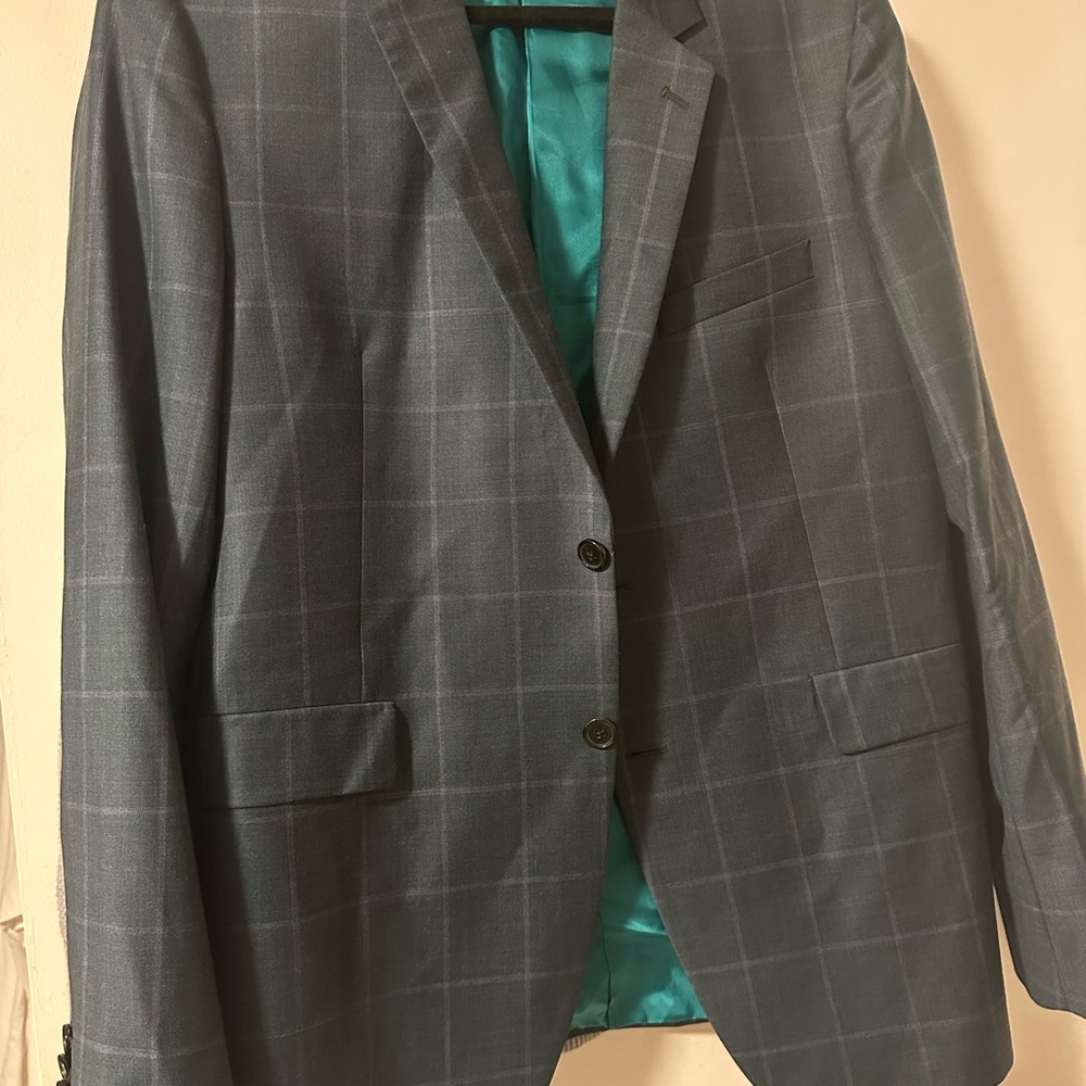 Loro Piana Green Checkered Blazer